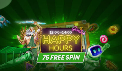 GÜNLÜK 75 FREE SPİN ELDE ET happy hours 75 free spin